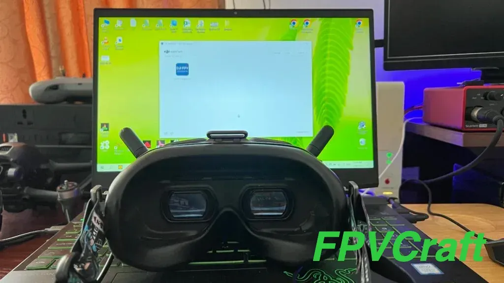 updating the dji fpv goggles v2