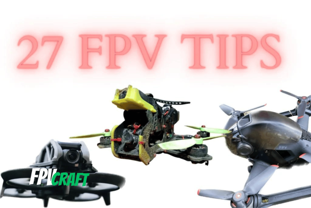 27 fpv tips - representation with FPV drones