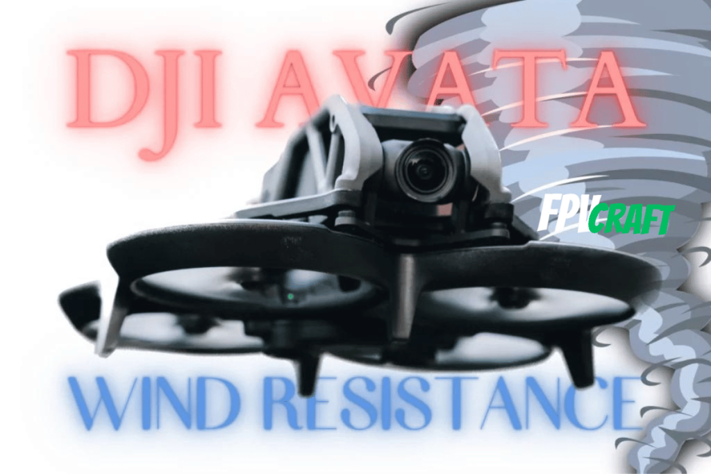 representation of DJI Avata wind resistance