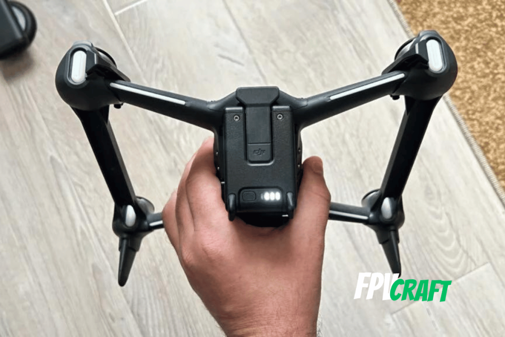 DJI FPV drone battery level