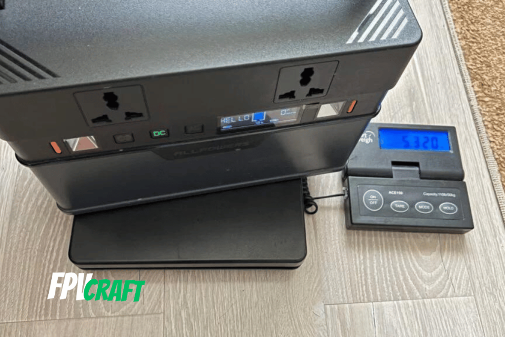 allpowers 606w on scale