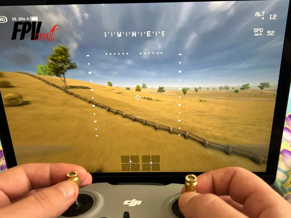 learning throttle + pitch in liftoff