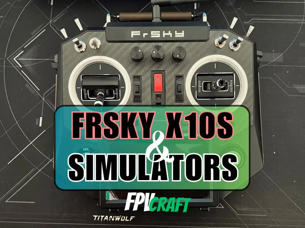 frsky horus x10s with fpv simulators cover image