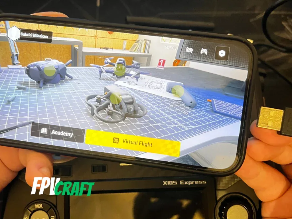 frsky x10s with dji virtual flight