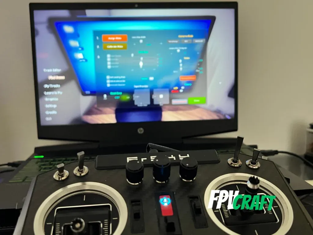 frsky x10s radio with fpv air tracks