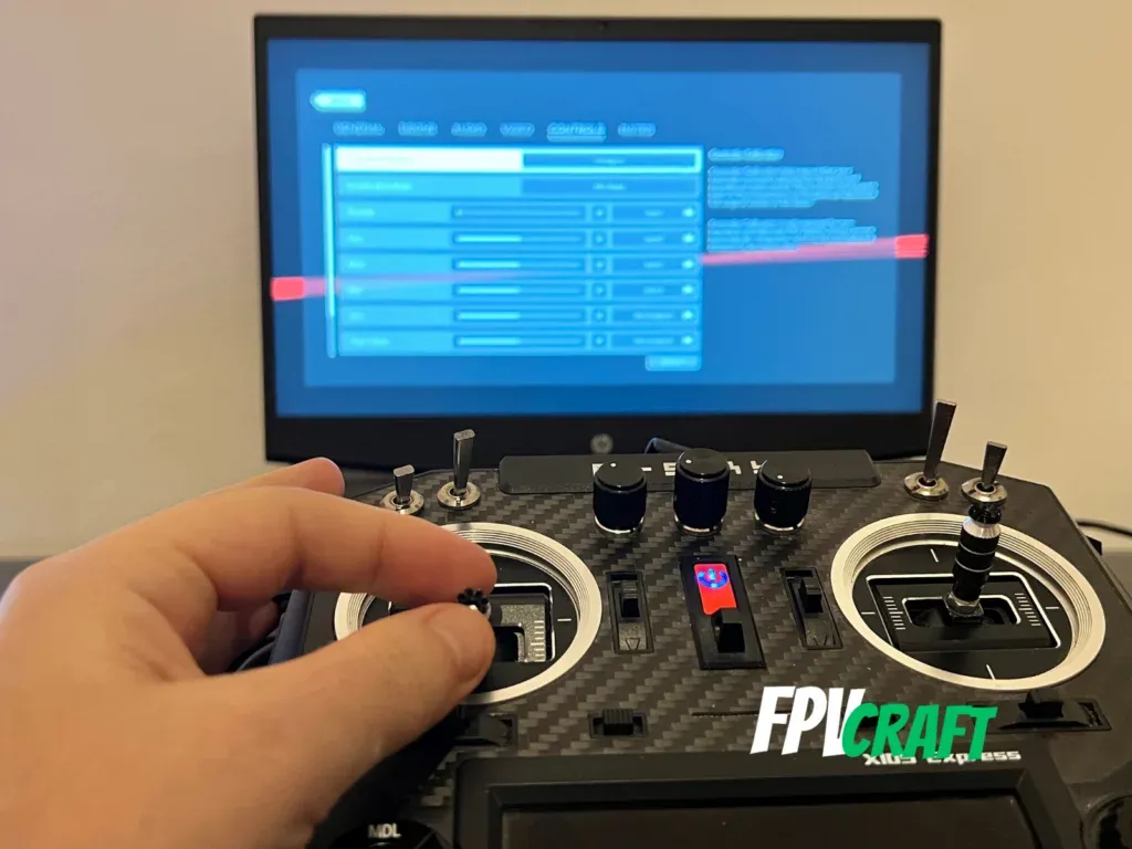 frsky horus x10s with fpv skydive simulator