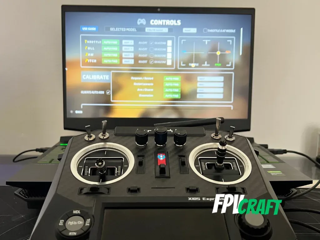 frsky x10s radio transmitter with TRYP FPV