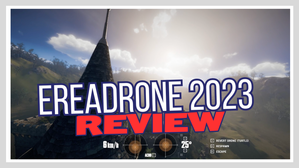 EREADrone 2023 review (screenshot within simulator)