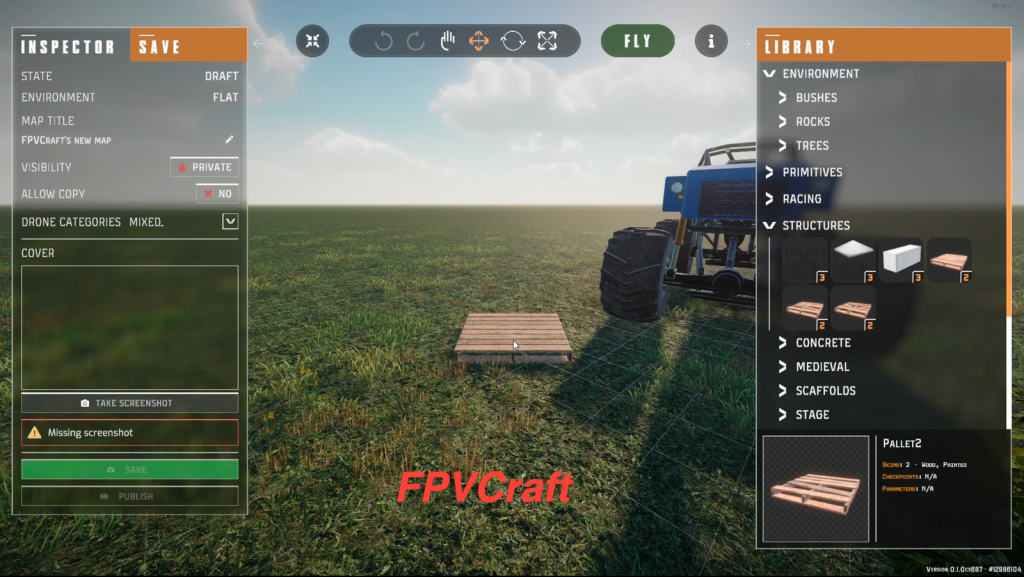 EeraDrone 2023 building map option