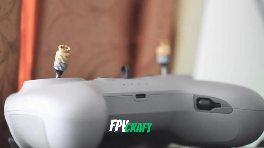 dji fpv remote controller 2 closeup